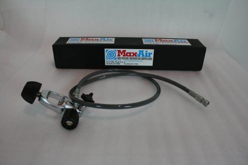 Max-Air SCUBA Fill Yoke with Bleed Valve With 4' Hose FV-1003D